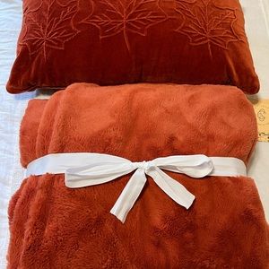 Blanket and Throw Pillow